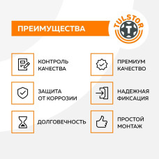 Саморез Wing Screw флюгель, дерево-металл 6,3x70